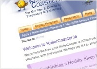 Rollercoaster website design